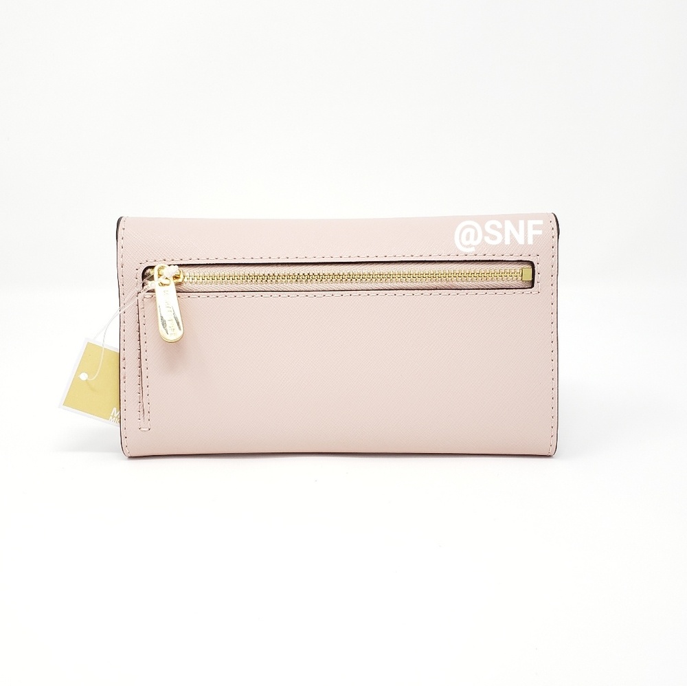 💕LAST ONE💕 Michael Kors Pink Tri Fold Wallet - Picture 2 of 4